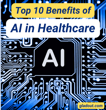 10 benefits of artificial intelligence in healthcare, glad out, benefits of ai in healthcare